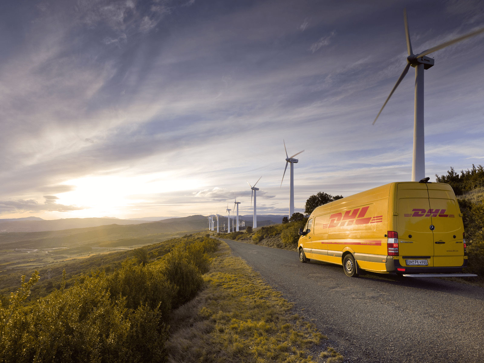 DHL bestelauto