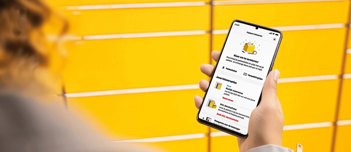 Kluisje reserveren in DHL Pakketautomaat