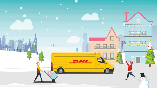 Piekdrukte bij DHL Parcel