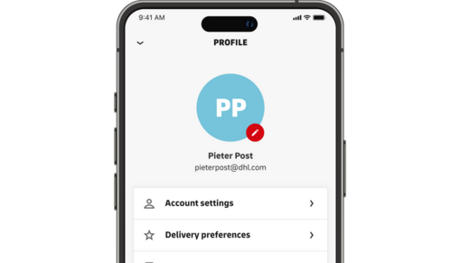 Set delivery preference in the My DHL app Set delivery preference in the My DHL app
